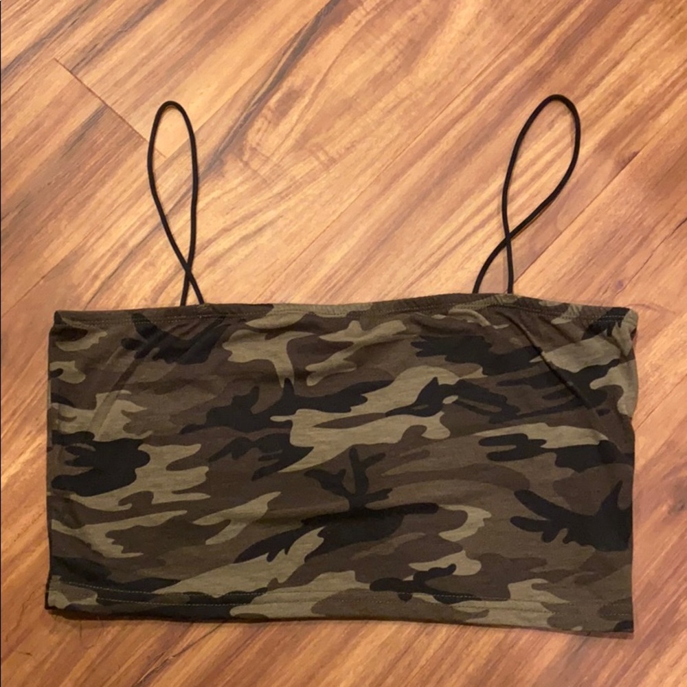 Camo Crop Top
